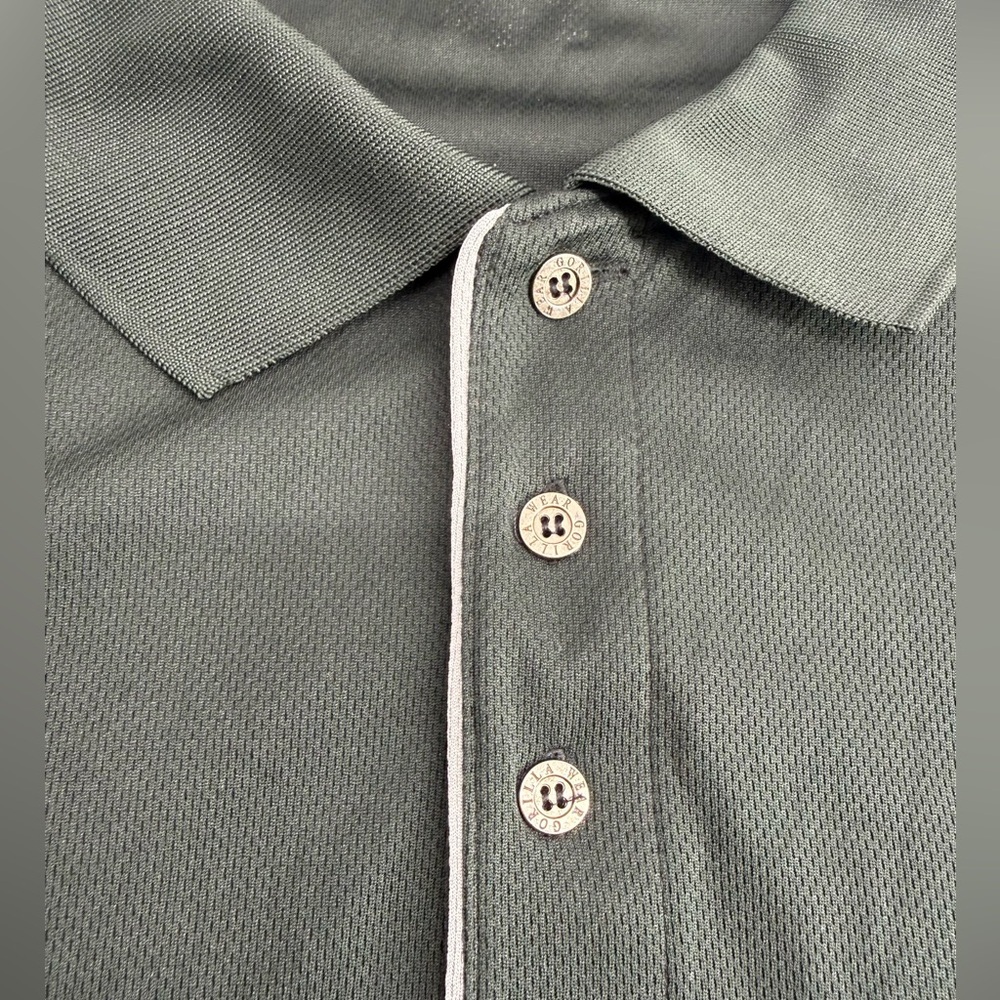 Gorilla Wear Black Polo Shirt Size 4XL - Picture 4 of 7